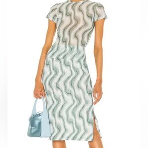 Miaou Baby Doll Sheer Top and Matching MIDI Skirt Set NWT 💫✨